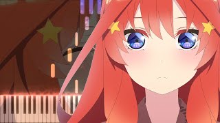 Gotoubun no Hanayome 2nd Season Episode 8 OST Heart Voice  Piano Tutorial [upl. by Yenroc882]