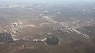 Landing at Bratislava Airport Slovakia  January 2017 [upl. by Malamut]