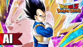 TEQ Vegeta Active Skill OST but its extended by AI  Dokkan Battle [upl. by Bergin]