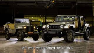 Special Jeep Wrangler Celebrates the 1941 Willys MB [upl. by Ainud]