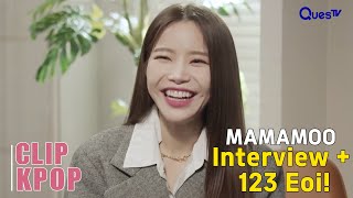 Clip KPOP Interview X 123 Eoi  Mamamoo The Con mamamoo [upl. by Ronica]