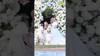 Rebel Wilson and Ramona Agruma said quotI doquot during a lavish wedding in Italy over the weekend [upl. by Merv]