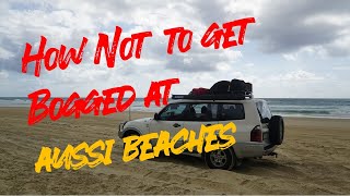 Why I did not get bogged at Inskip point  Getting into Fraser island barge [upl. by Abel]