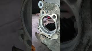 Quick and clean wheel bearing replacement hardwork mechanical [upl. by Leisam]