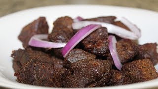 How To Make Tasso Boeuf The Best Fried Beef Recipe on YouTube [upl. by Ayel]