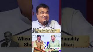 Nitin Gadkari Recalls Sweet Moments With Ratan Tata viral shorts [upl. by Reginnej]