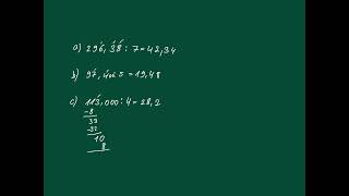 Das schriftliche Dividieren von Dezimalzahlen [upl. by Adnylam162]