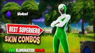 The top 10 best super hero skin combos in fortnite joltara [upl. by Anahsirk113]