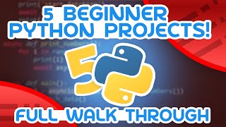 5 Mini Python Projects  For Beginners [upl. by Jesh]