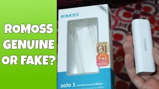 Check if your ROMOSS powerbank is Fake [upl. by Fraser]