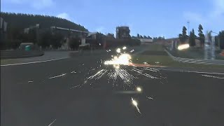 Assetto corsa F1 Rear camera Oscar Piastri  2024 Belgium Grand Prix [upl. by Anileba]