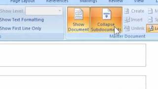 How to quickly unlock a subdocument in Word [upl. by Joya]