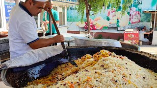 Best Uzbek pilaf making recipe  National food in Uzbekistan [upl. by Dnob]