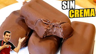 PALETAS de chocolate 🍫 sin crema ni leche condensada y SIN MÁQUINA de helados receta  927 [upl. by Livesay]