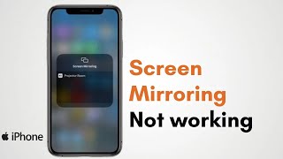 How To Fix Screen Mirroring Not Working on iPhone [upl. by Bergren448]