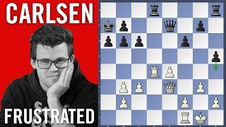 Carlsen Frustrated  Svidler vs Carlsen  Biel Chess ACCENTUS GRANDMASTER TOURNAMENT 18 Round 8 [upl. by Oirrad330]