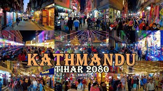 KATHMANDU Extremly Busy Market Tour During Tihar Festival 2023 Nepal 🇳🇵 [upl. by Akemet138]