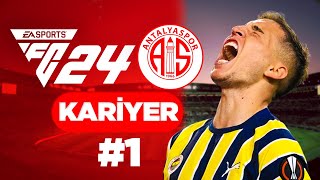 FENERBAHÃ‡EDEN YILDIZ FUTBOLCUYU TRANSFER ETTÄ°K  EA FC 24 KARÄ°YER MODU 1 [upl. by Guimond]