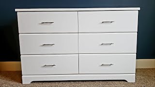 How to Build a StorkCraft Brookside 6Drawer Dresser [upl. by Aikahs]