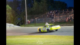 Photo Finish P18 to P1 Wiscasset Speedway With Spotter Audio Shawn McKeage [upl. by Kancler]