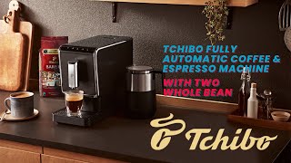 Tchibo Fully Automatic Coffee amp Espresso Machine with Two Whole Bean Coffee 176 Ounce Bags [upl. by Charissa366]