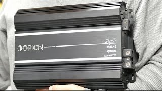 Orion XTR 25001D Amp Dyno Test  Real RMS Power at 126 volts [upl. by Ahsien]