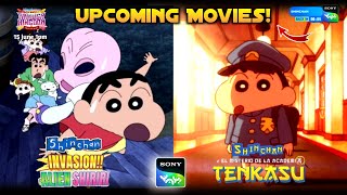 🎉Top 4 Upcomming  Shinchan Movies  Tenkasu Academy In Hindi  Upcoming Movie On Sony Yah  16June [upl. by Phylis]