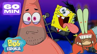 Bob Esponja  60 MINUTOS dos Momentos Mais Engraçados dos NOVOS Episódios de Bob Esponja 🤣 [upl. by Sydel]