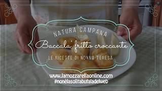 Baccalà fritto croccante ricetta di Nonna Teresa [upl. by Nailil681]