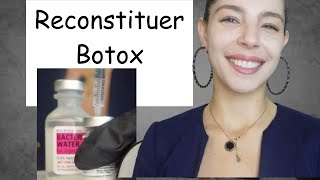 Comment constituer un Botox pour les nuls Botox Reconstitution 101 [upl. by Hauck]