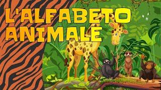 LALFABETO ANIMALE  Impara litaliano cantando  Canzoni per bambini  Pamaforkids [upl. by Eenwahs]