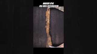 Mauser k98  Old Rifle Restoration restoration [upl. by Aihsenek]