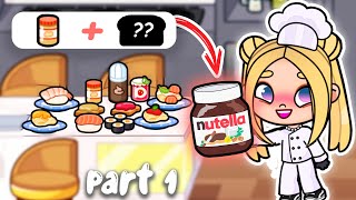 👩‍🍳ALL RECIPES in Avatar World 🍴 Secret food Sushi set Nutella Sandwiches Pasta😋 Part 1 [upl. by Nospmas530]