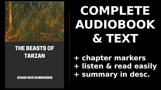 The Beasts of Tarzan 💚 By Edgar Rice Burroughs FULL Audiobook [upl. by Ettenrahs]