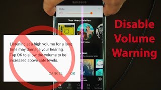 Disable High Volume Warning  Android [upl. by Niatsirk]