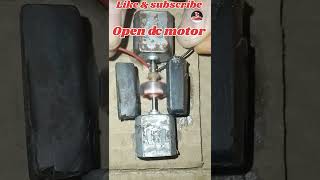 Open DC Motor experiment TotalCrafts dcmotorproject shorts youtubeshorts tech [upl. by Hamner413]