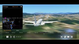 B777300ER Seoul AFBamp Inchon INTL Airport Landing practice4 [upl. by Kile]