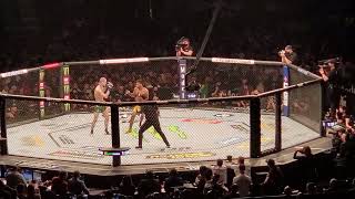 Sean OMalley TKO win against Raulian Paiva at UFC 269 Ringside view [upl. by Vipul]