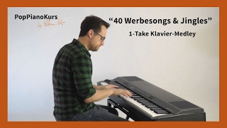 40 Werbesongs amp Werbejingles Die bekannteste Musik aus der TV Werbung am Klavier [upl. by Akissej673]