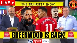 🚨GREENWOOD IS BACK‼️ RUBEN AMORIM WELCOMES MASON GREENWOOD TO MANCHESTER UNITED💥  MAN UNITED NEWS [upl. by Alesandrini465]