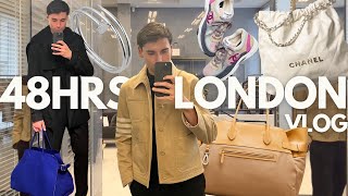 48 HOURS IN LONDON ft Luxury Shopping at Harrods The Row Thom Browne Cartier etc [upl. by Calabresi]