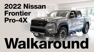 2022 Nissan Frontier Pro4X Detailed Walk Through [upl. by Isbella]