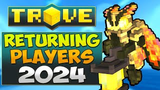 TROVE GUIDE FOR RETURNING PLAYERS 2024 Crystal 5 Gear Cosmic Dragon Skill Tree Taxes amp More [upl. by Aro254]