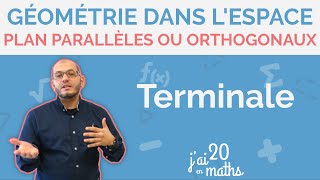 Plans Parallèles ou Orthogonaux  Géométrie dans lespace  Terminale [upl. by Yrannav]