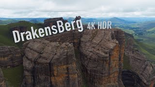 Drones Eye View 4K Cinematic Journey Through Drakensberg Mountains [upl. by Leena]