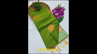 Diwali New CollectionKanchivaram Soft Silk SareesWithamp Without Border trendingsareesilkfabric [upl. by Ahsirak]