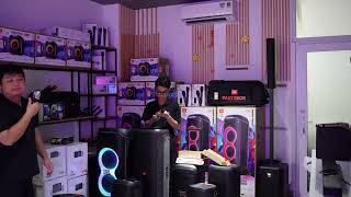 Thử Micro Alpha Works D2 vs JBL MICRO WIRELESS trên loa JBL PARTYBOX ULTIMATE 1100W [upl. by Yelir249]