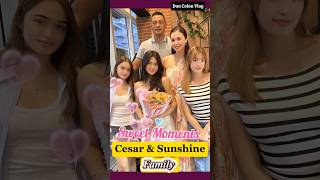 Cesar Montano amp Sunshine Cruz Family Sweet Moments shortsviral trending filipinoactress family [upl. by Uird]