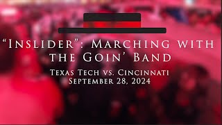 Inslider Marching with the Goin Band  Tech v Cincinnati [upl. by Jehu680]