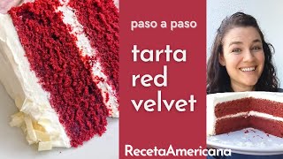 Cómo Hacer La Mejor Torta de Red Velvet Americana  Receta Auténtica [upl. by Hadeehuat283]